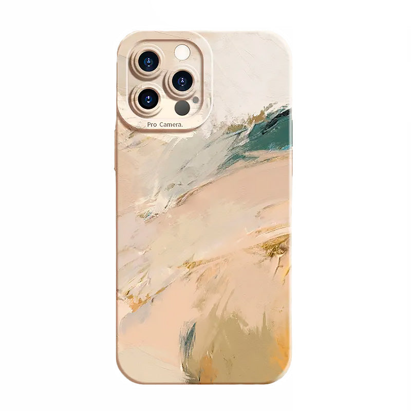 coque coloré peinture iphone